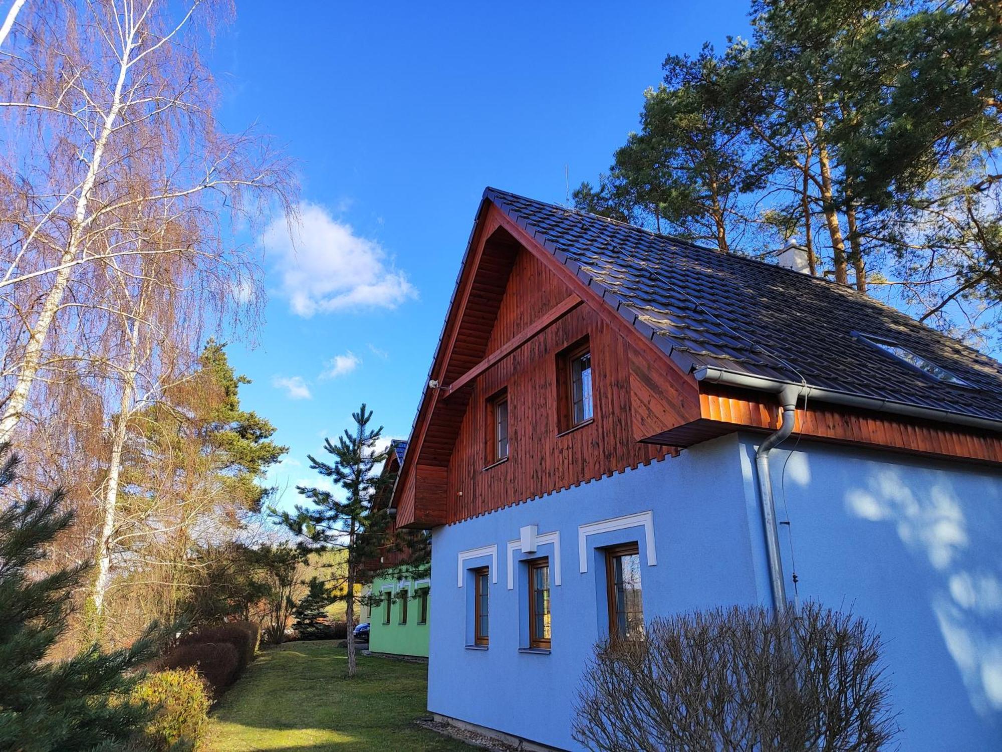 Chaty Kolodeje-Ubytovani U Reky V Soukromem Arealu-Blue Kolodeje nad Luznici Dış mekan fotoğraf